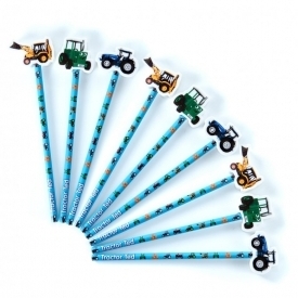 Tractor Ted Pencil & Eraser Topper